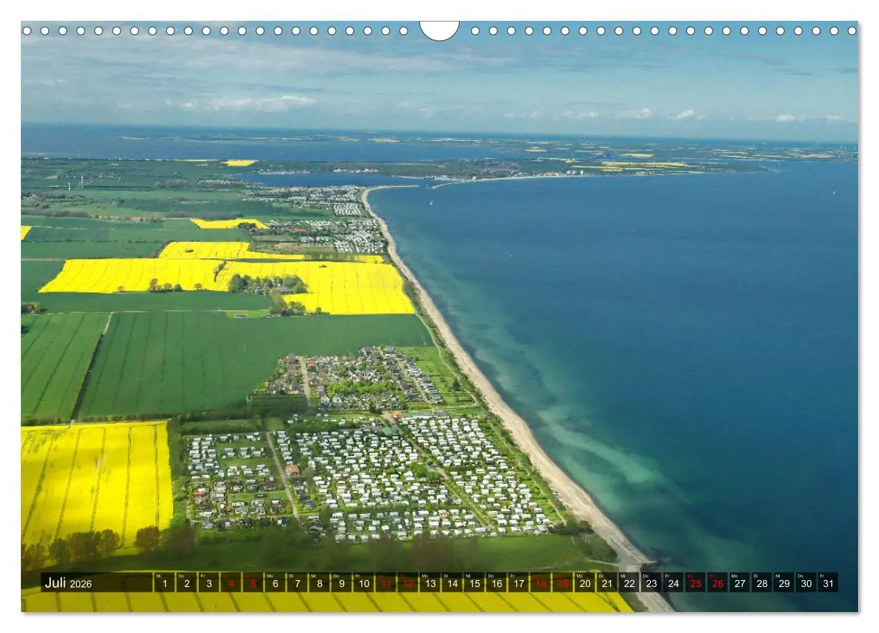 Bild: 9783457911358 | Flugroute Ostsee Bäder (Wandkalender 2026 DIN A3 quer), CALVENDO...
