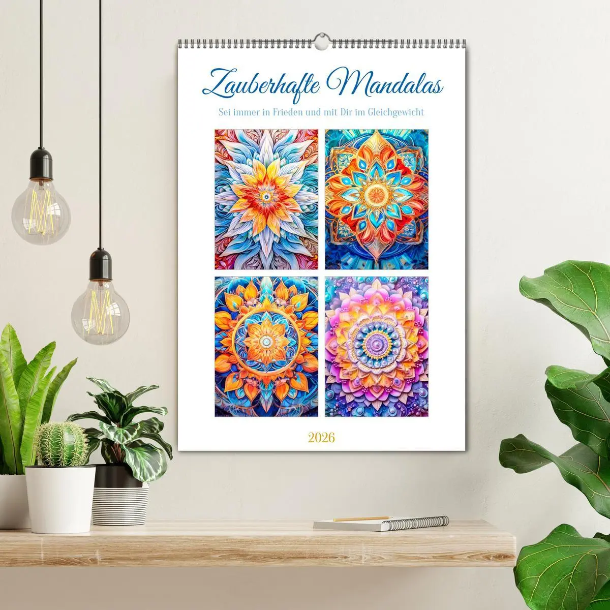 Bild: 9783516311358 | Zauberhafte Mandalas (Wandkalender 2026 DIN A2 hoch), CALVENDO...