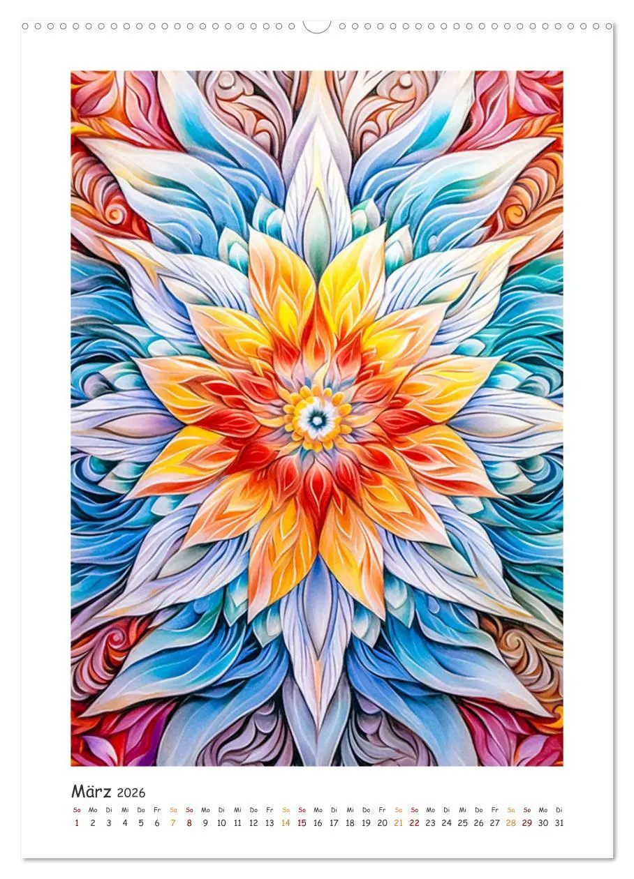 Bild: 9783516311358 | Zauberhafte Mandalas (Wandkalender 2026 DIN A2 hoch), CALVENDO...