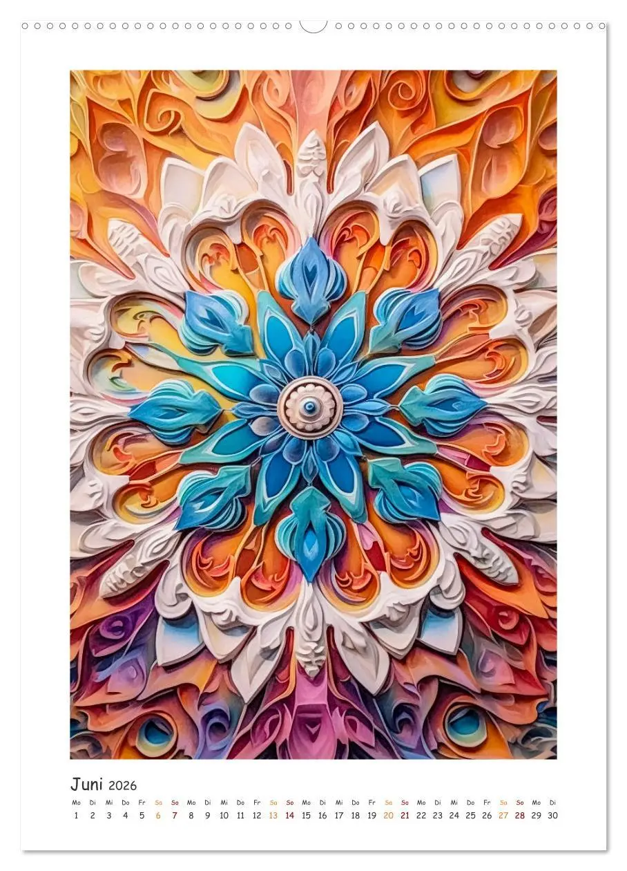 Bild: 9783516311358 | Zauberhafte Mandalas (Wandkalender 2026 DIN A2 hoch), CALVENDO...