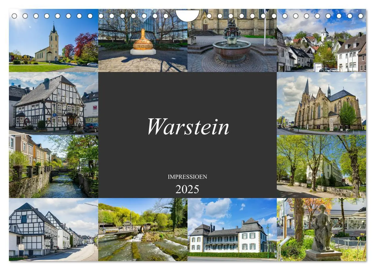 Cover: 9783435051458 | Warstein Impressionen (Wandkalender 2025 DIN A4 quer), CALVENDO...