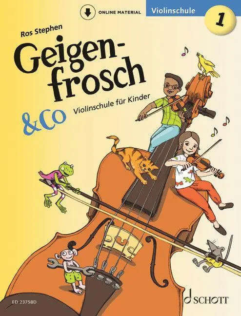 Cover: 9783795731458 | Geigenfrosch &amp; Co: Violinschule 1 | 1. Violine. Lehrbuch. | Stephen