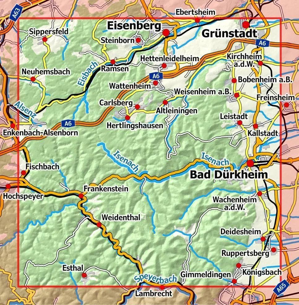 Bild: 9783960991458 | Pfälzerwald 4 | NaturNavi | (Land-)Karte | 1 S. | Deutsch | 2023