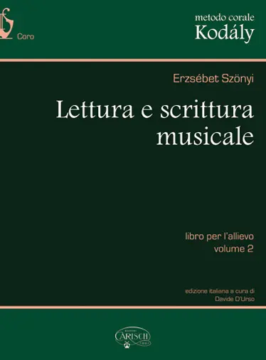 Cover: 9788872071458 | Erzsébet Szönyi_Zoltán Kodály, Metodo Corale Kodály: Lettura e...