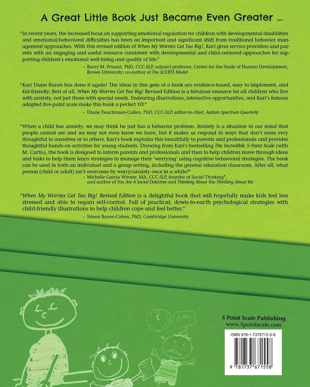 Rückseite: 9781737671558 | When My Worries Get Too Big | Kari Dunn Buron | Taschenbuch | Englisch