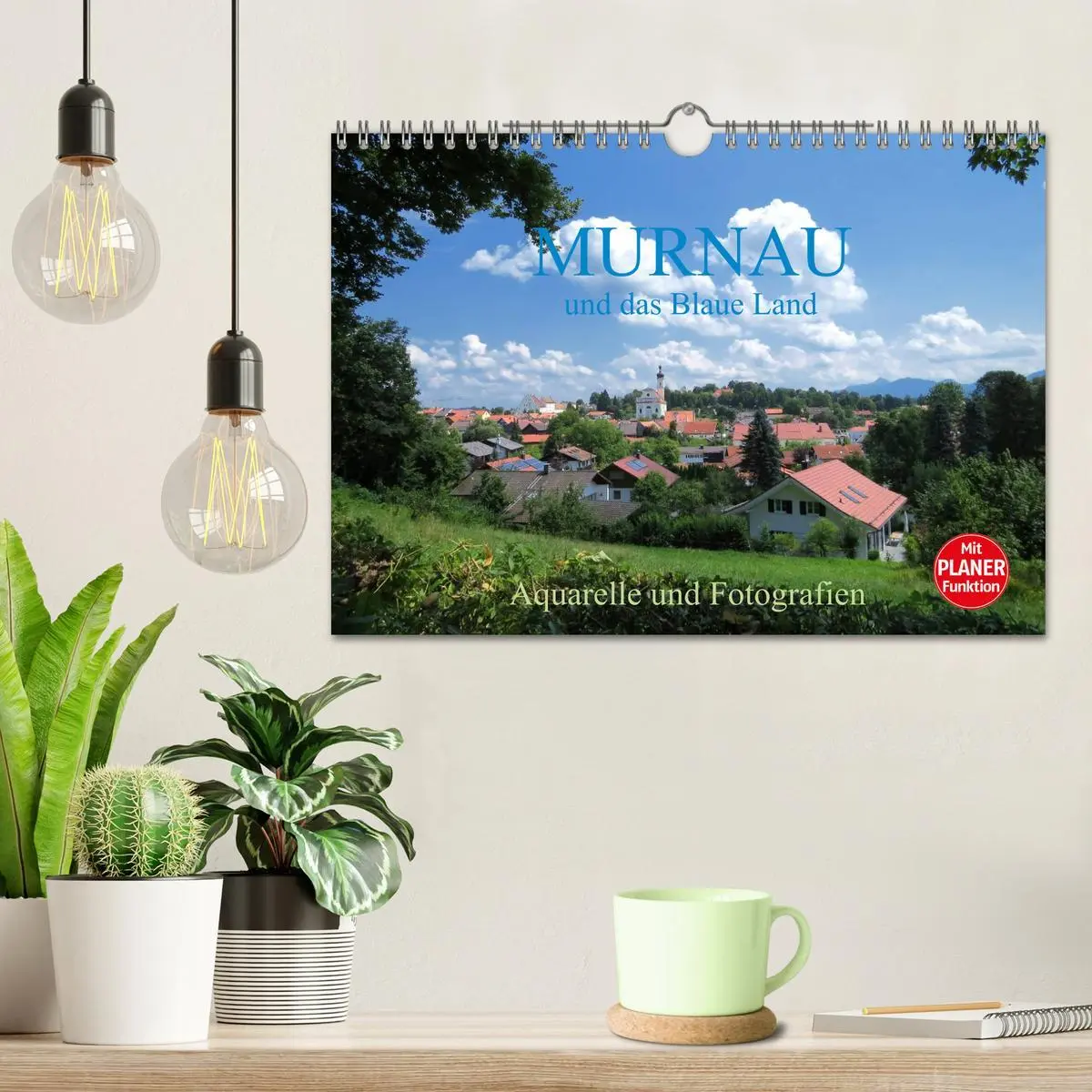 Bild: 9783457991558 | Murnau und das Blaue Land - Aquarelle und Fotografien (Wandkalender...