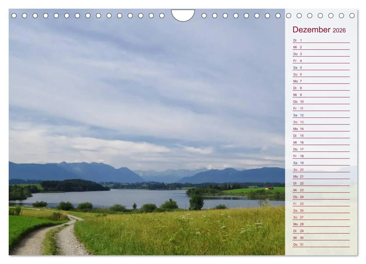 Bild: 9783457991558 | Murnau und das Blaue Land - Aquarelle und Fotografien (Wandkalender...