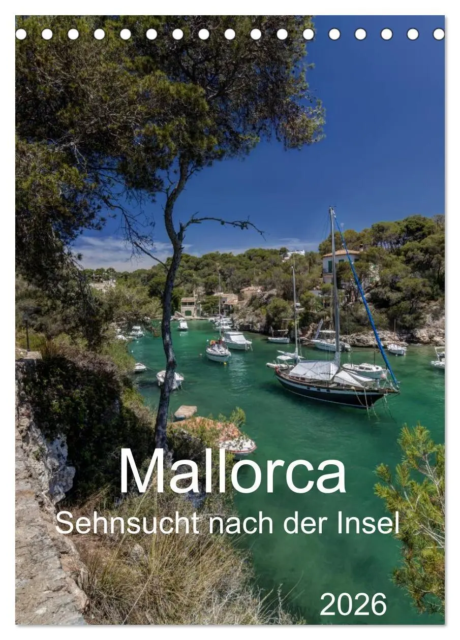 Cover: 9783516461558 | Mallorca - Sehnsucht nach der Insel (Tischkalender 2026 DIN A5...