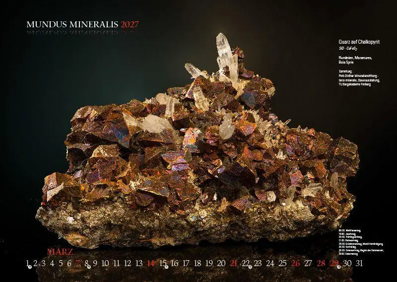 Bild: 9783957561558 | MUNDUS MINERALIS 2027 | Die Welt der Mineralien | Jörg Neubert | 2027