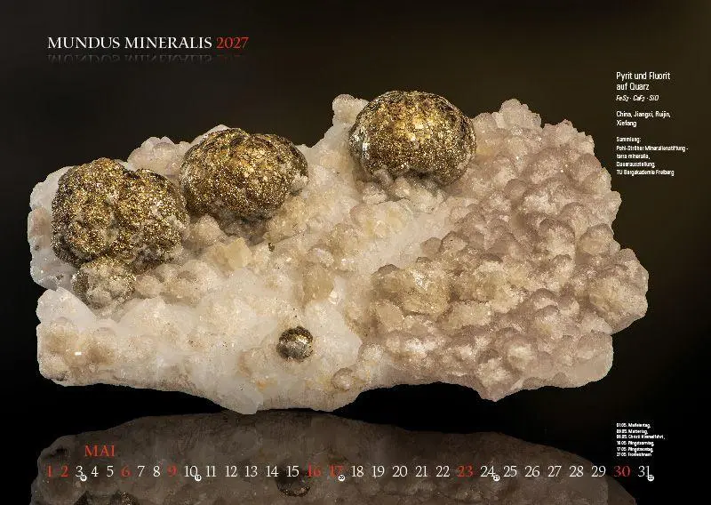 Bild: 9783957561558 | MUNDUS MINERALIS 2027 | Die Welt der Mineralien | Jörg Neubert | 2027
