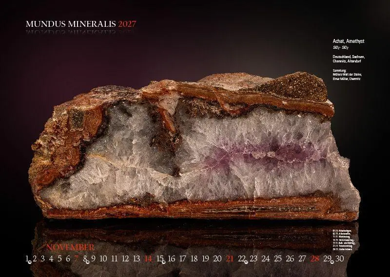 Bild: 9783957561558 | MUNDUS MINERALIS 2027 | Die Welt der Mineralien | Jörg Neubert | 2027