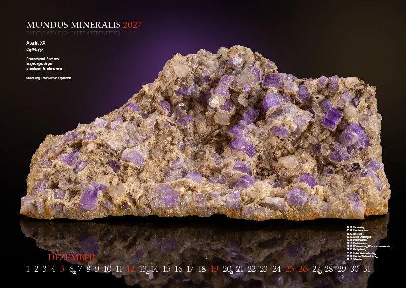 Bild: 9783957561558 | MUNDUS MINERALIS 2027 | Die Welt der Mineralien | Jörg Neubert | 2027