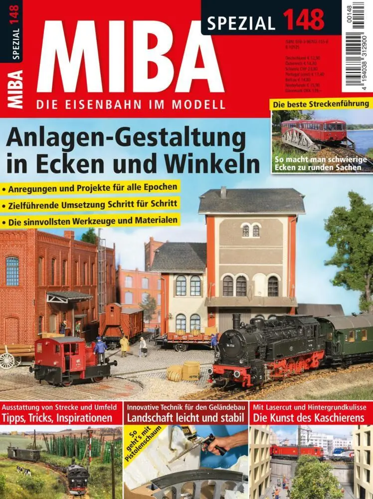Cover: 9783987021558 | Anlagen-Gestaltung in Ecken und Winkeln | Miba Spezial 148 - 2024