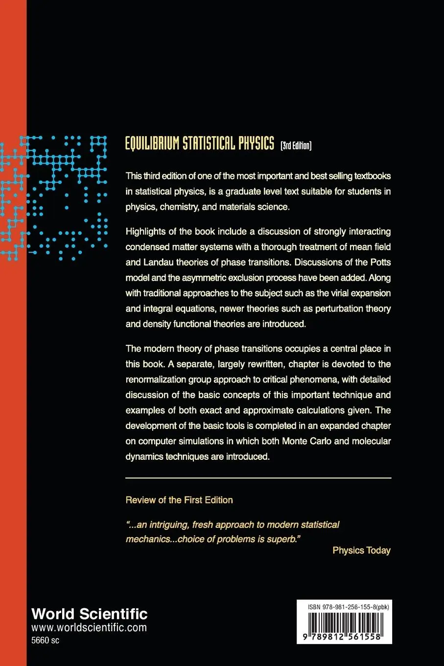 Rückseite: 9789812561558 | EQUILIBRIUM STAT PHY(3RD ED) | Michael Plischke &amp; Birger Bergersen