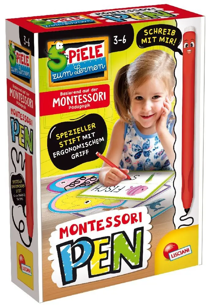 Cover: 8008324101658 | Montessori Pen Basic Display 12 | DE97203 | 2023 | LiscianiGiochi