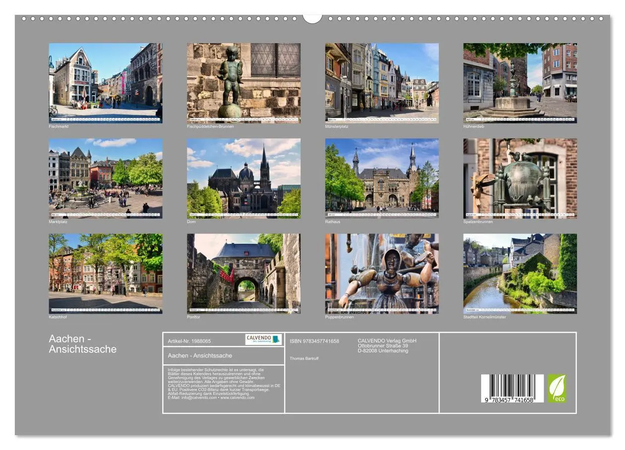 Bild: 9783457741658 | Aachen - Ansichtssache (hochwertiger Premium Wandkalender 2026 DIN...