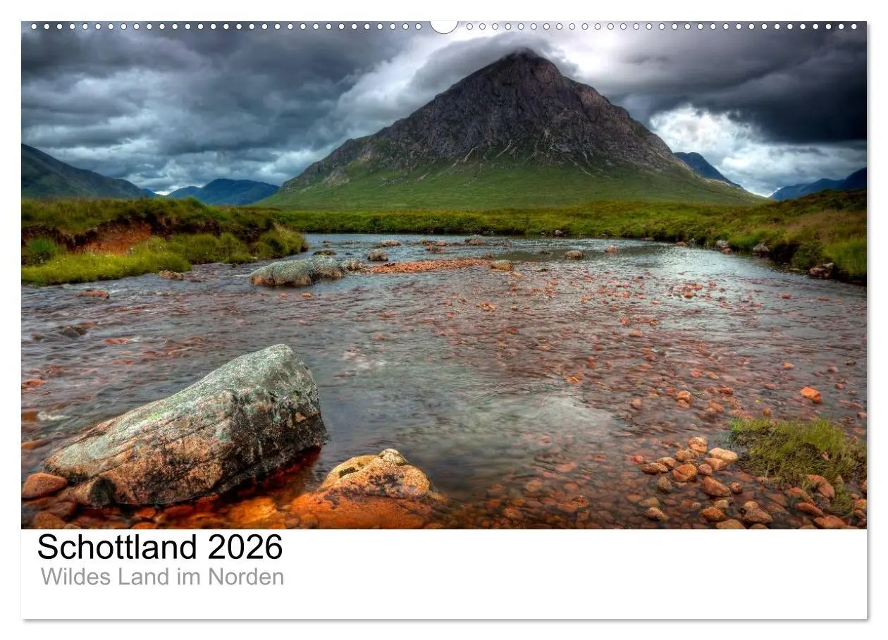 Cover: 9783516141658 | Schottland 2026 - Wildes Land im Norden (Wandkalender 2026 DIN A2...