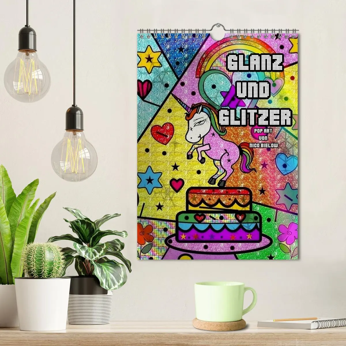 Bild: 9783516381658 | Glanz und Glitzer (Wandkalender 2026 DIN A4 hoch), CALVENDO...