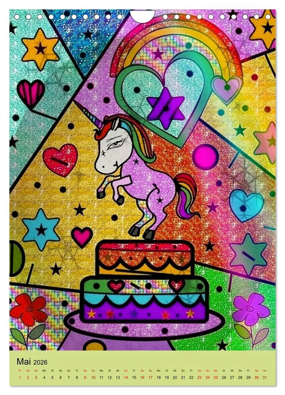 Bild: 9783516381658 | Glanz und Glitzer (Wandkalender 2026 DIN A4 hoch), CALVENDO...
