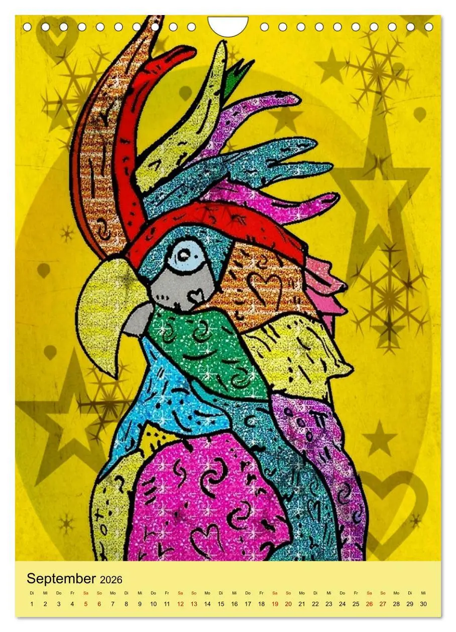 Bild: 9783516381658 | Glanz und Glitzer (Wandkalender 2026 DIN A4 hoch), CALVENDO...