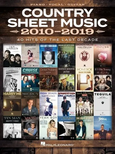 Cover: 9781540091758 | Country Sheet Music 2010-2019: Piano/Vocal/Guitar Songbook | Corp