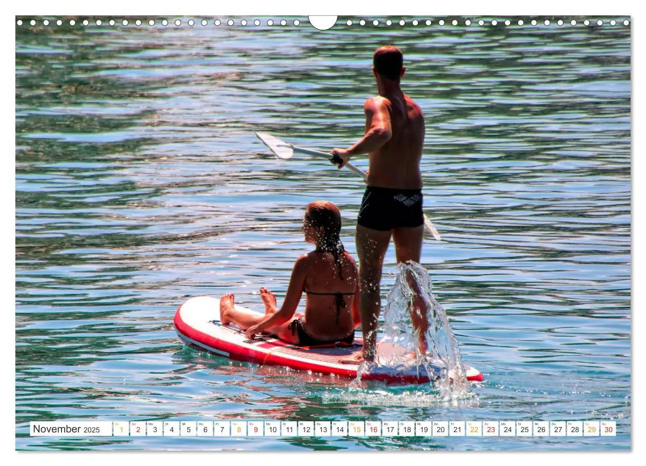 Bild: 9783383931758 | Stand-Up-Paddling SUP (Wandkalender 2025 DIN A3 quer), CALVENDO...
