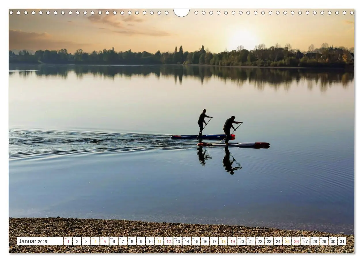 Bild: 9783383931758 | Stand-Up-Paddling SUP (Wandkalender 2025 DIN A3 quer), CALVENDO...