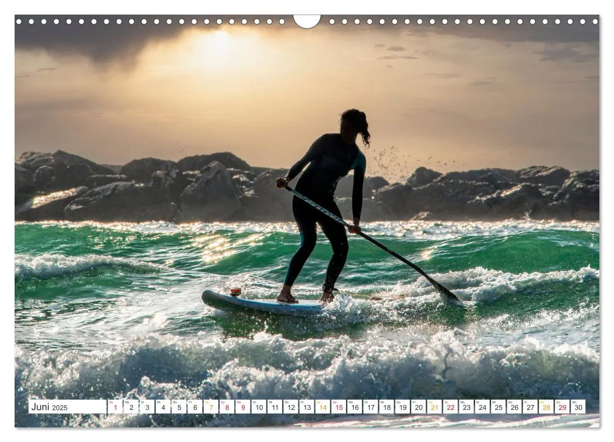 Bild: 9783383931758 | Stand-Up-Paddling SUP (Wandkalender 2025 DIN A3 quer), CALVENDO...