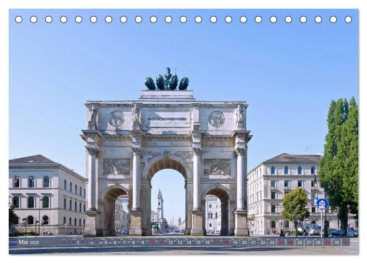 Bild: 9783435331758 | Weltstädtchen München (Tischkalender 2025 DIN A5 quer), CALVENDO...