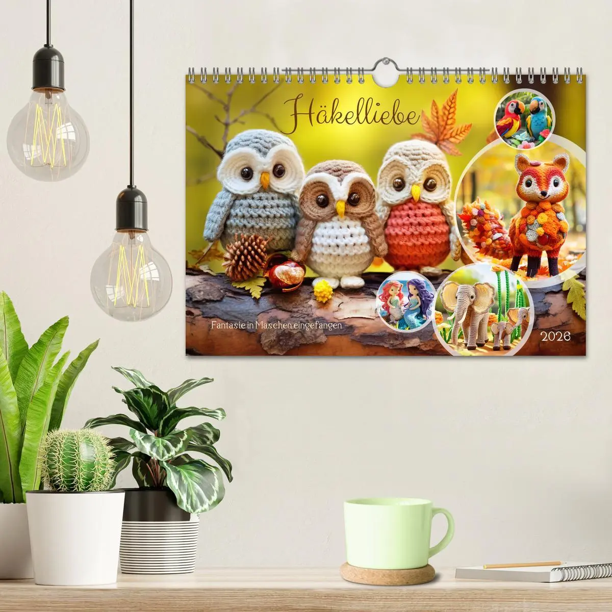 Bild: 9783457351758 | Häkelliebe - Fantasie in Maschen einfangen (Wandkalender 2026 DIN...