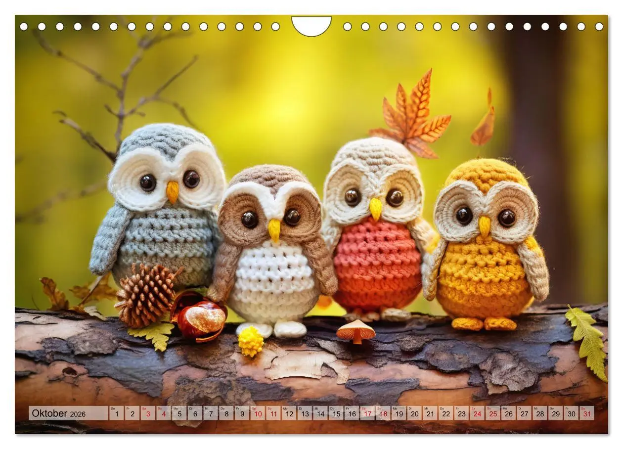 Bild: 9783457351758 | Häkelliebe - Fantasie in Maschen einfangen (Wandkalender 2026 DIN...