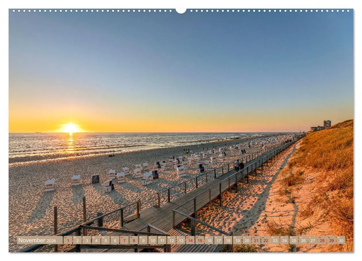 Bild: 9783457421758 | Sylt im Abendlicht (hochwertiger Premium Wandkalender 2026 DIN A2...
