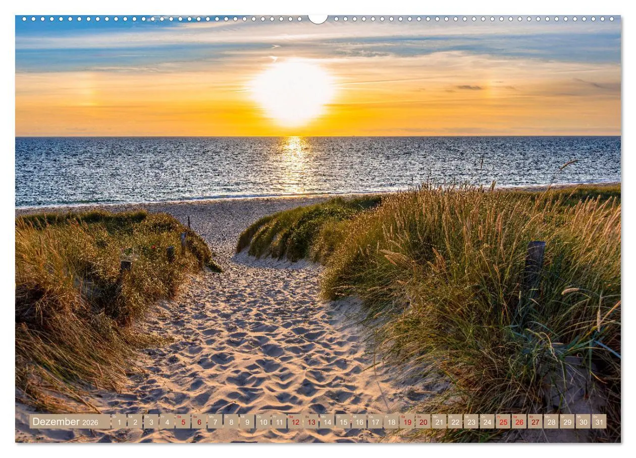 Bild: 9783457421758 | Sylt im Abendlicht (hochwertiger Premium Wandkalender 2026 DIN A2...