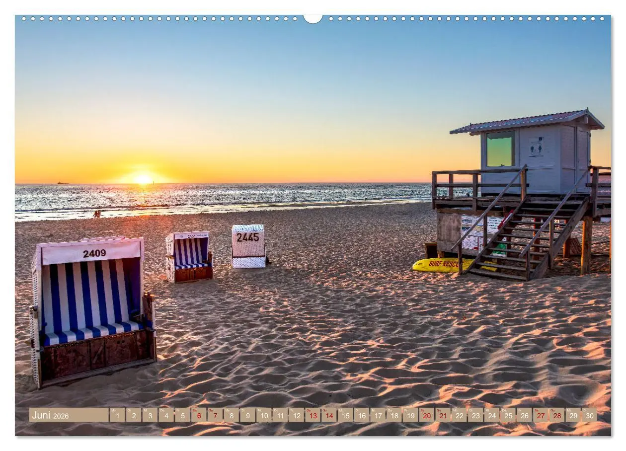Bild: 9783457421758 | Sylt im Abendlicht (hochwertiger Premium Wandkalender 2026 DIN A2...