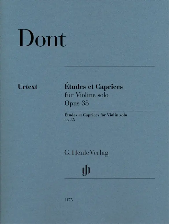 Cover: 9790201811758 | Jakob Dont - Études et Caprices für Violine solo op. 35 | Rahmer