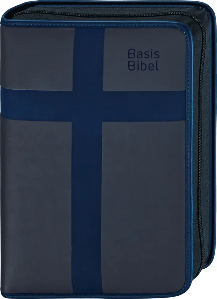 Cover: 4250572101858 | BasisBibel. Die Komfortable. Hülle mit Reißverschluss. Blau | Buch
