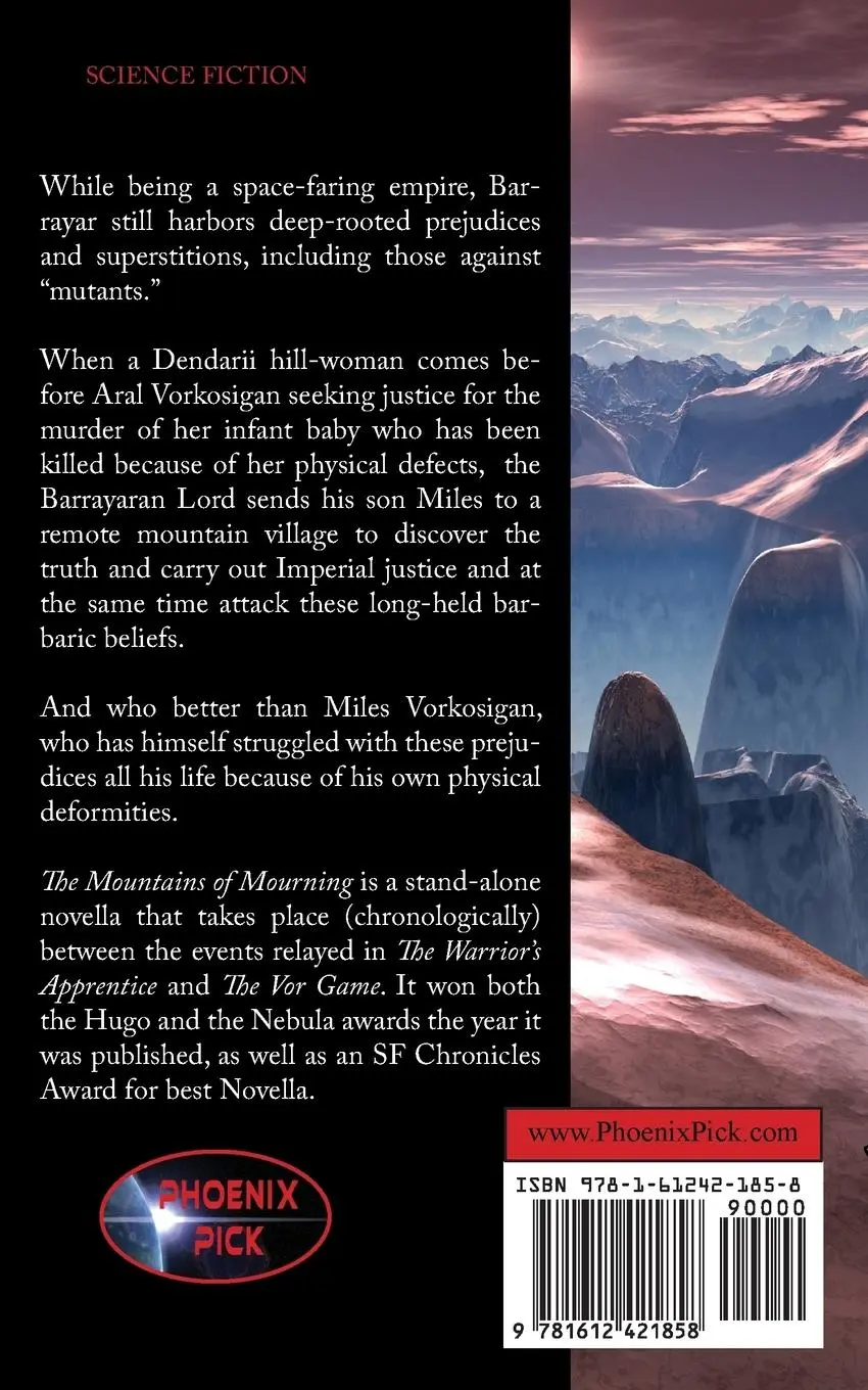 Rückseite: 9781612421858 | The Mountains of Mourning-A Miles Vorkosigan Hugo and Nebula...