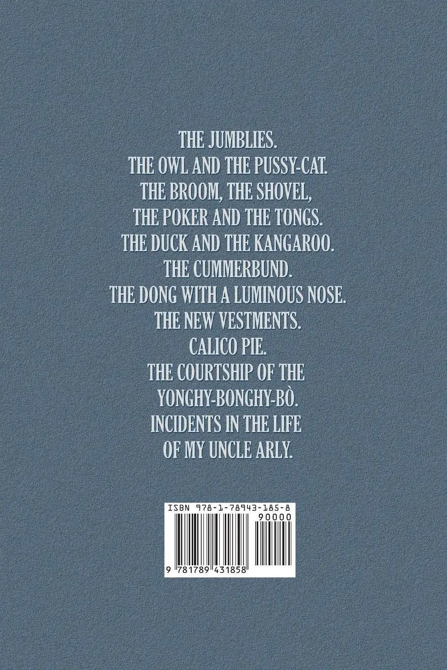 Rückseite: 9781789431858 | The Jumblies and Other Nonsense Verses (in Colour) | Edward Lear
