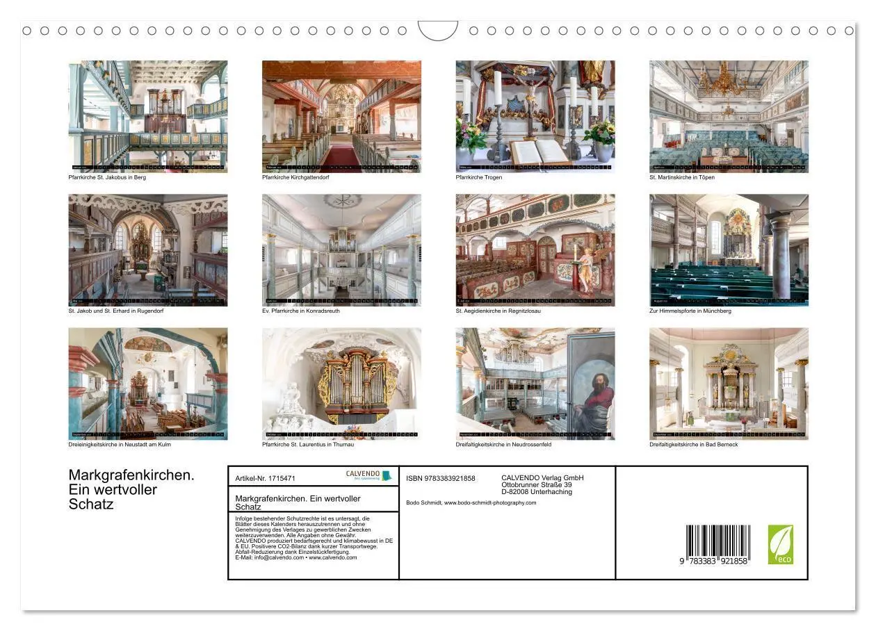Bild: 9783383921858 | Markgrafenkirchen. Ein wertvoller Schatz (Wandkalender 2025 DIN A3...