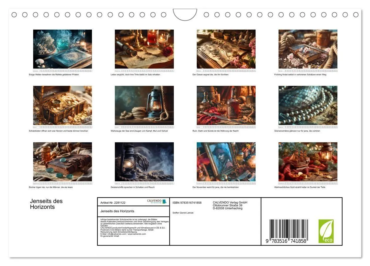Bild: 9783516741858 | Jenseits des Horizonts (Wandkalender 2026 DIN A4 quer), CALVENDO...