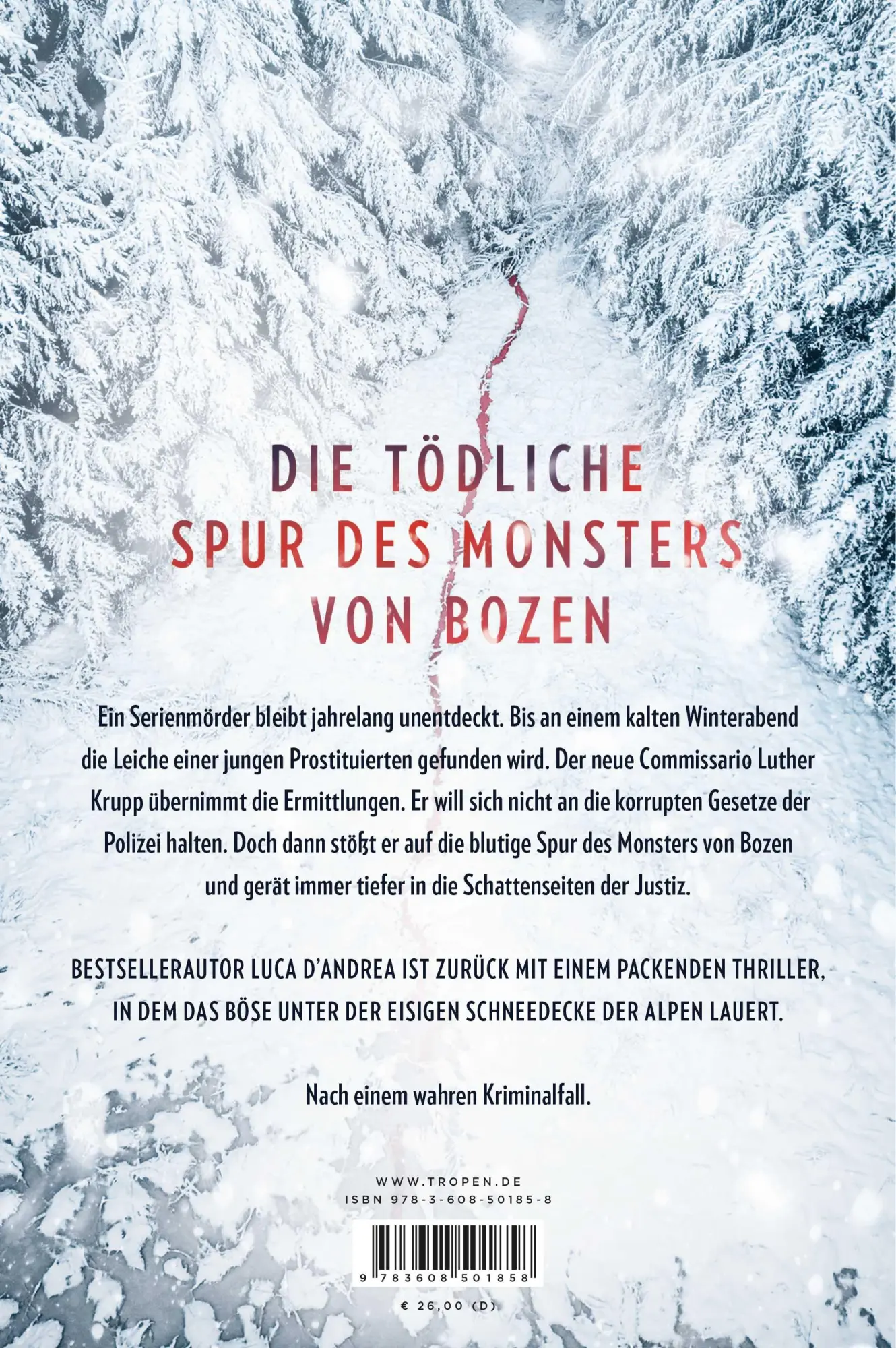 Rückseite: 9783608501858 | In Zeiten des Todes | Thriller | Luca D'Andrea | Buch | 736 S. | 2024