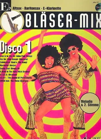 Cover: 9790001131858 | Bläser-Mix (+CD): Disco 1 für Es-Instrumente (Melodie und 2. Stimme)
