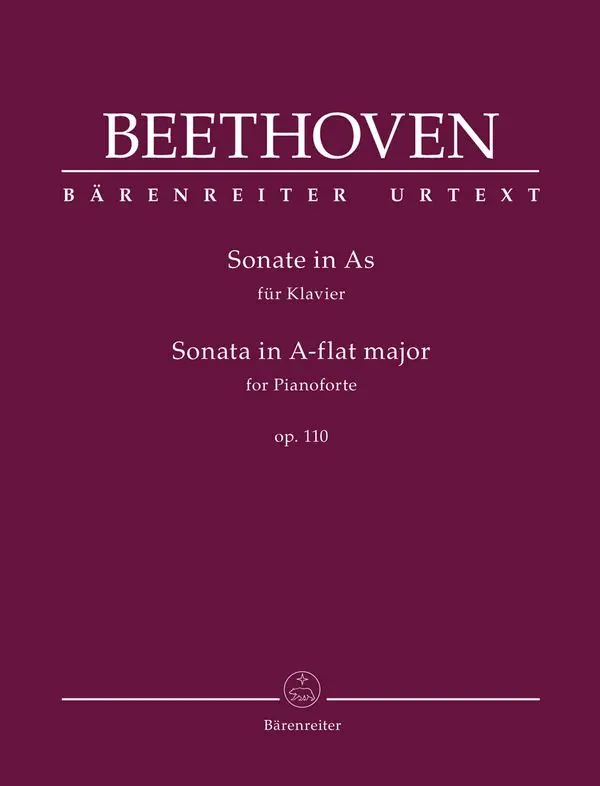 Cover: 9790006561858 | Sonate für Klavier As-Dur op. 110 | Engl/dt, Bärenreiter Urtext | Buch