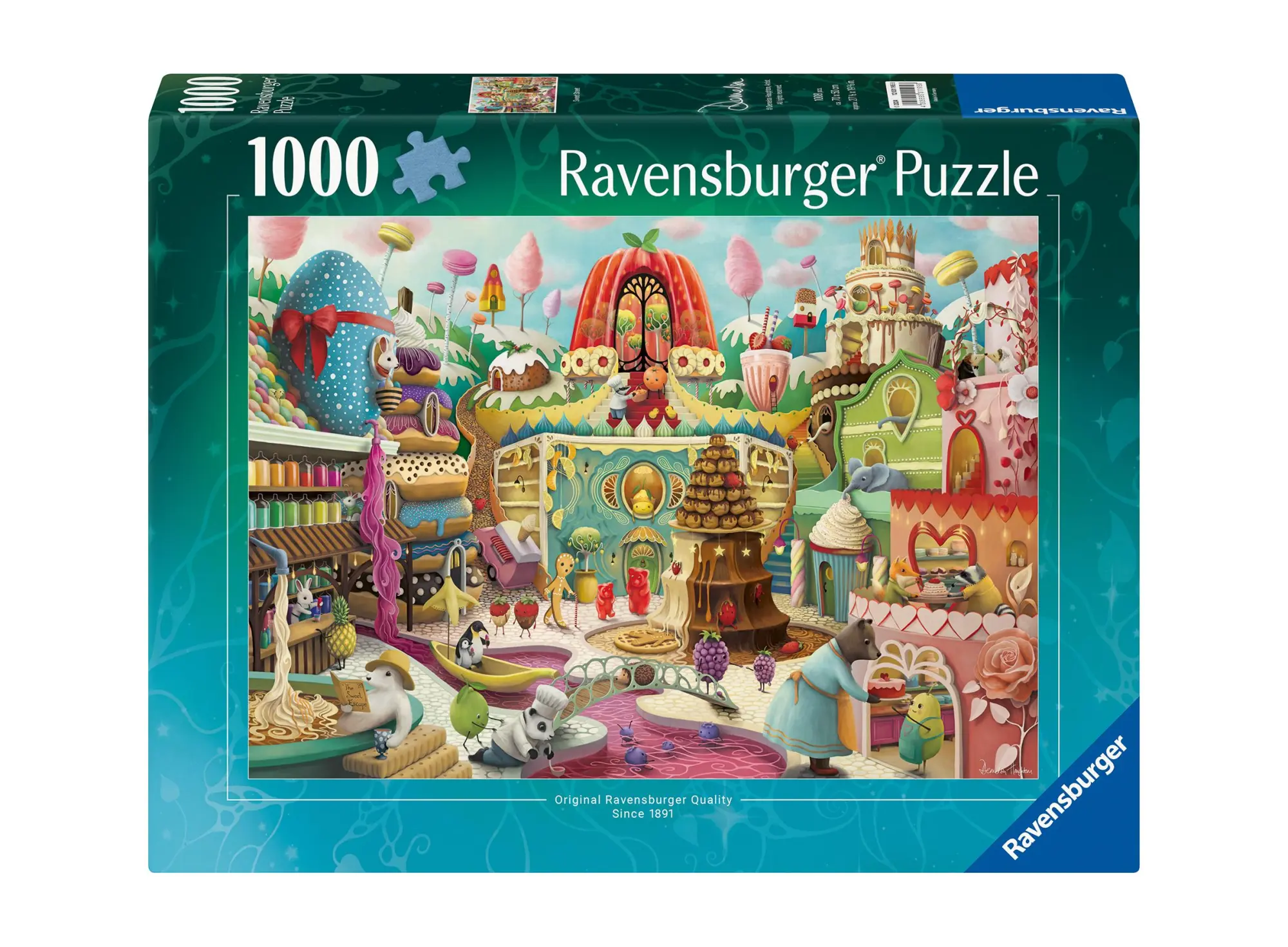 Cover: 4005555011958 | Erwachsenenpuzzle 1000 Teile - Süße Straße | Demelsa Haughton | Spiel