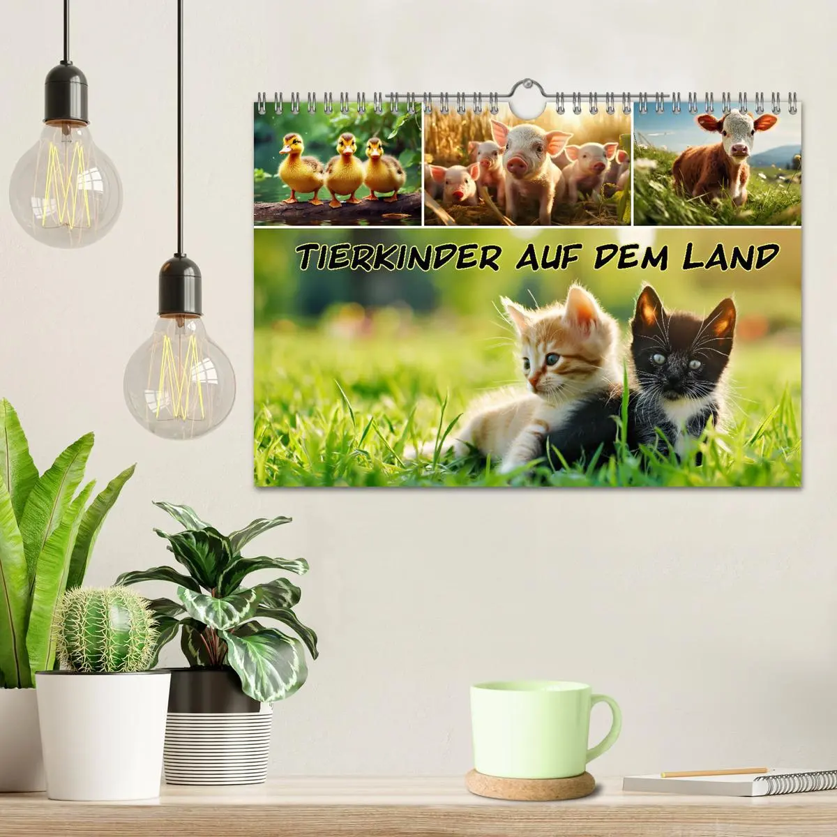 Bild: 9783457331958 | Tierkinder auf dem Land (Wandkalender 2026 DIN A4 quer), CALVENDO...