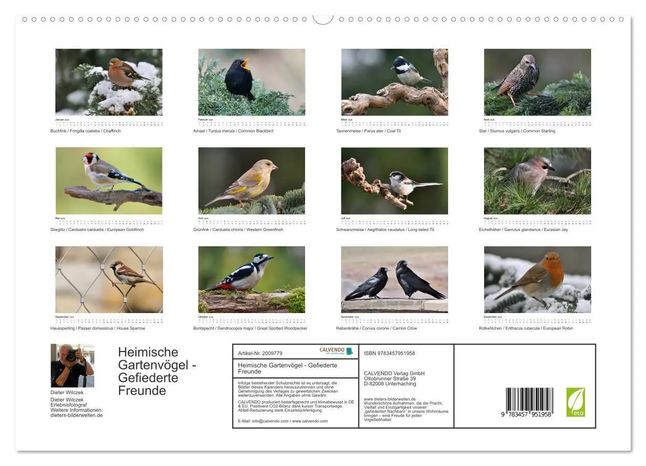 Bild: 9783457951958 | Heimische Gartenvögel - Gefiederte Freunde (hochwertiger Premium...