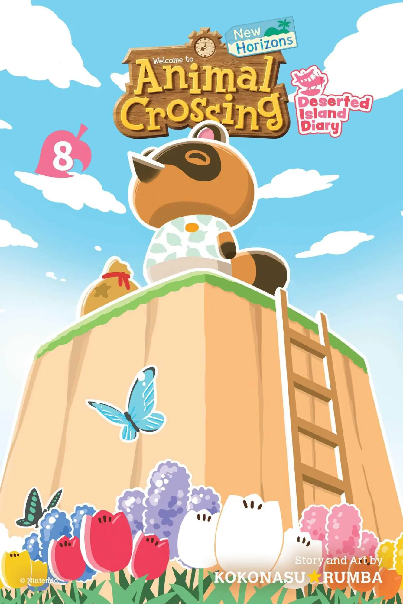 Cover: 9781974752058 | Animal Crossing: New Horizons, Vol. 8 | Deserted Island Diary | Rumba