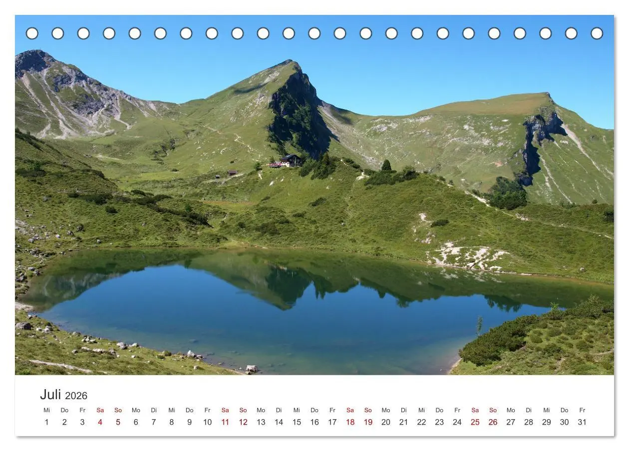 Bild: 9783457602058 | Bergerlebnisse im Tannheimer Tal (Tischkalender 2026 DIN A5 quer),...