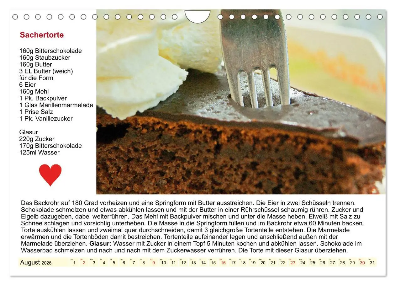 Bild: 9783457772058 | Delikates Österreich. Küchenkalender mit den klassischen Süßspeisen...