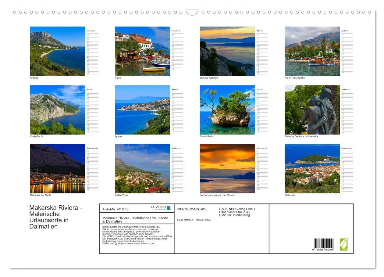 Bild: 9783516002058 | Makarska Riviera - Malerische Urlaubsorte in Dalmatien...